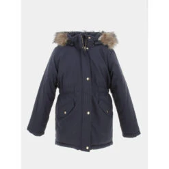 Blouson Parka Marlin Bleu Marine Fille - Name It