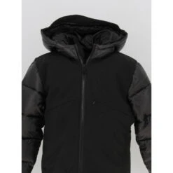 Doudoune à Capuche Hooded Padded Noir Enfant - Guess 7 Doudoune à Capuche Hooded Padded Noir Enfant - Guess -ChicFit Boutique doudoune a capuche hooded padded noir enfant guess 3