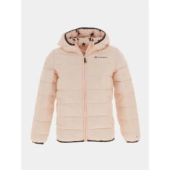 Doudoune à Capuche Rose Fille - Champion