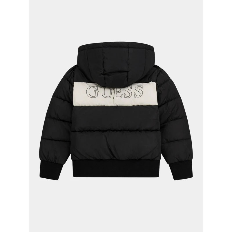 Doudoune Hooded Padded Noir Fille - Guess 2 Doudoune Hooded Padded Noir Fille - Guess – Image 2
