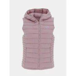 Doudoune Sans Manche Terry Lila Violet Fille - Teddy Smith