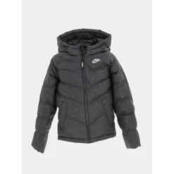 Doudoune Sportswear AOP Noir Enfant - Nike