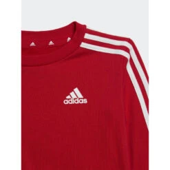 Ensemble De Survêtement 3 S Rouge Noir Enfant - Adidas -ChicFit Boutique ensemble de survetement 3 s rouge noir enfant adidas 3