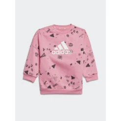 Ensemble De Survêtement Bluv Q3 Noir/rose Fille - Adidas -ChicFit Boutique ensemble de survetement bluv q3 noirrose fille adidas 2