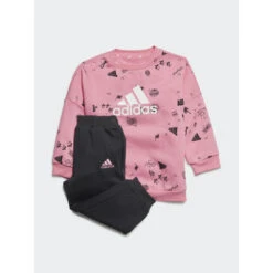 Ensemble De Survêtement Bluv Q3 Noir/rose Fille - Adidas