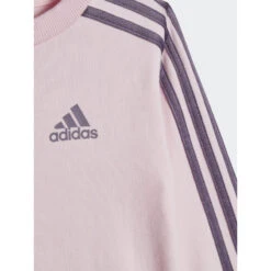 Ensemble De Survêtement Sweat 3s Rose Violet Enfant - Adidas -ChicFit Boutique ensemble de survetement sweat 3s rose violet enfant adidas 3