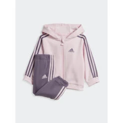 Ensemble De Survêtement Veste Zippé Rose Violet Enfant - Adidas