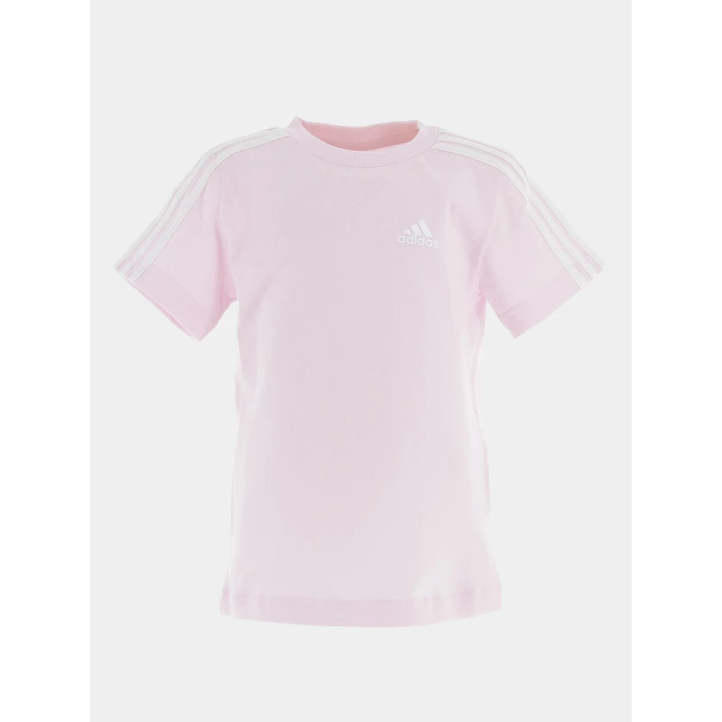 Ensemble Sport T-shirt Short Rose Fille - Adidas 3 Ensemble Sport T-shirt Short Rose Fille - Adidas – Image 3