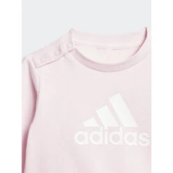 Ensemble Survêtement Badge Of Sport Rose Enfant - Adidas -ChicFit Boutique ensemble survetement badge of sport rose enfant adidas 3