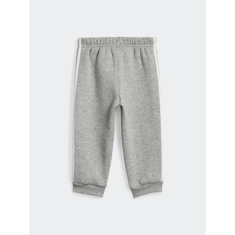 Ensemble Survêtement Veste Zippé 3S Bleu Gris Enfant - Adidas 3 Ensemble Survêtement Veste Zippé 3S Bleu Gris Enfant - Adidas – Image 3