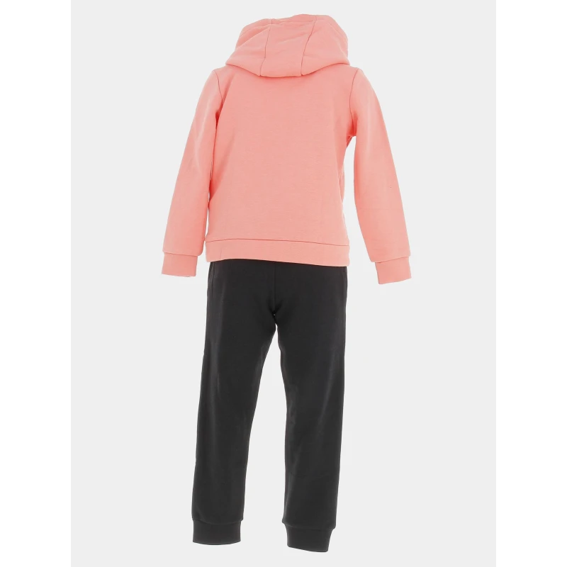 Ensemble Sweat + Jogging Secile Noir Rose Enfant - Kappa 2 Ensemble Sweat + Jogging Secile Noir Rose Enfant - Kappa – Image 2
