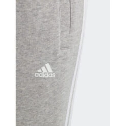 Jogging 3 Bandes Droit Gris Fille - Adidas -ChicFit Boutique jogging 3 bandes droit gris fille adidas 2