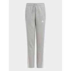 Jogging 3 Bandes Droit Gris Fille - Adidas