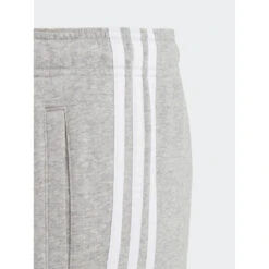 Jogging 3 Bandes Droit Gris Fille - Adidas -ChicFit Boutique jogging 3 bandes droit gris fille adidas 3