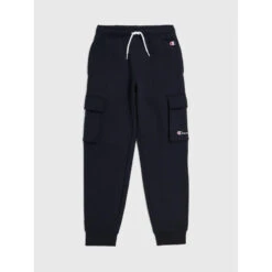 Jogging Cargo Uni Rib Cuff Noir Enfant - Champion