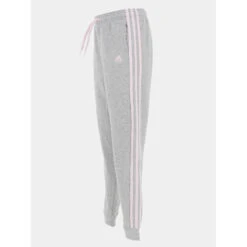 Jogging De Sport 3 Bandes Gris /rose Fille - Adidas -ChicFit Boutique jogging de sport 3 bandes gris rose fille adidas 2