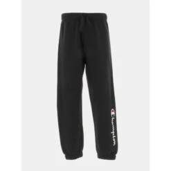 Jogging Elastic Cuff Logo Brodé Noir Enfant - Champion