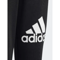 Jogging Logo Imprimé Noir Enfant - Adidas -ChicFit Boutique jogging logo imprime noir enfant adidas 2