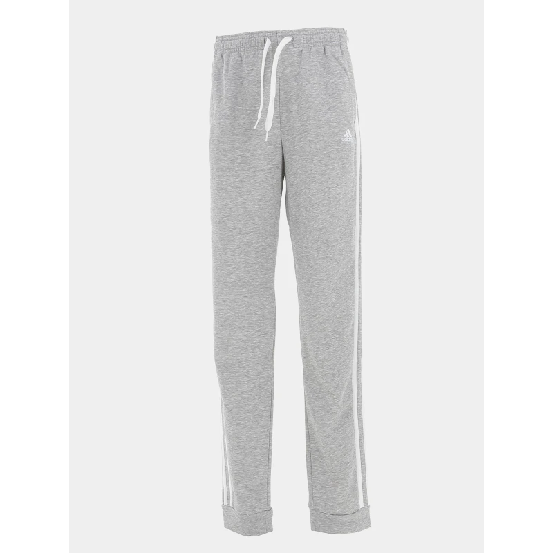 Jogging Sport 3 Bandes Gris Fille - Adidas 1 Jogging Sport 3 Bandes Gris Fille - Adidas