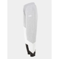 Jogging Tricolore Gris Blanc Noir Fille - Puma -ChicFit Boutique jogging tricolore gris blanc noir homme puma 2