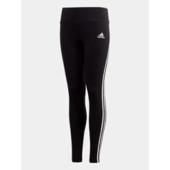 Legging 3 Stripes Noir Fille - Adidas