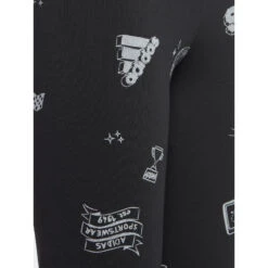 Legging Bluv Q3 Tigh Argenté Noir Fille - Adidas -ChicFit Boutique legging bluv q3 tigh argente noir fille adidas 1 2