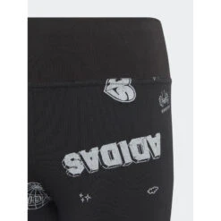 Legging Bluv Q3 Tigh Argenté Noir Fille - Adidas -ChicFit Boutique legging bluv q3 tigh argente noir fille adidas 1 3