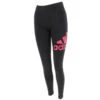 Legging De Sport Big Logo Rose Noir Fille - Adidas
