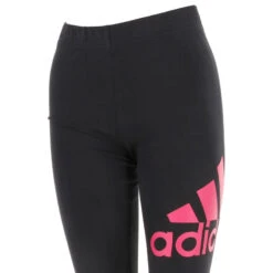 Legging De Sport Big Logo Rose Noir Fille - Adidas -ChicFit Boutique legging de sport big logo rose noir fille adidas 3