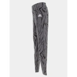 Legging De Sport Fi Aop Gris Fille - Adidas -ChicFit Boutique legging de sport fi aop gris fille adidas 2