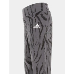 Legging De Sport Fi Aop Gris Fille - Adidas -ChicFit Boutique legging de sport fi aop gris fille adidas 3