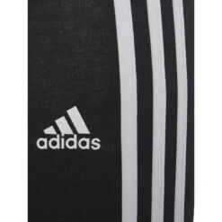 Legging élastique 3s Tight Basique Blanc Noir Enfant - Adidas -ChicFit Boutique legging elastique 3s tight basique blanc noir enfant adidas 3