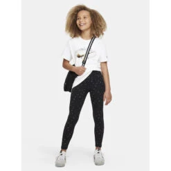 Legging Sportswear Essential Logo Noir Fille - Nike -ChicFit Boutique legging sportswear essential logo noir fille nike 3