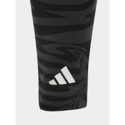 Legging Taille Haute à Rayures Gris Noir Fille - Adidas -ChicFit Boutique legging taille haute a rayures gris noir fille adidas 3