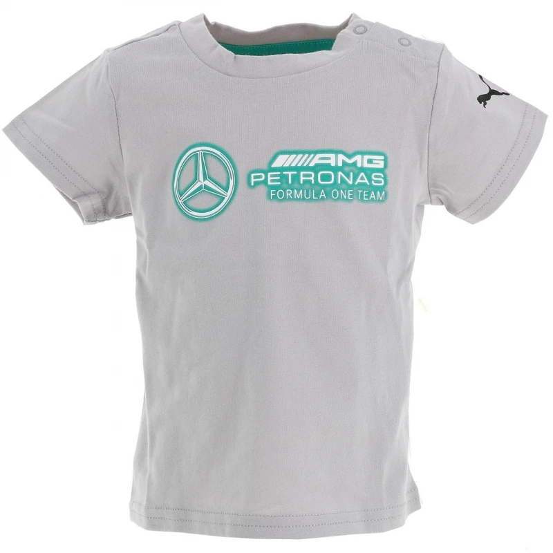 Set Body + T-shirt Motorsport Formula One Gris Bébé - Puma 2 Set Body + T-shirt Motorsport Formula One Gris Bébé - Puma – Image 2