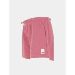Short Côtelé Rose Fille - Adidas -ChicFit Boutique short cotele rose fille adidas 2
