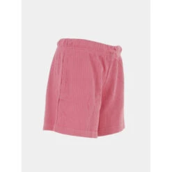 Short Côtelé Rose Fille - Adidas -ChicFit Boutique short cotele rose fille adidas 3
