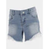 Short En Jean Dentelle Salli Bleu Fille - Name It