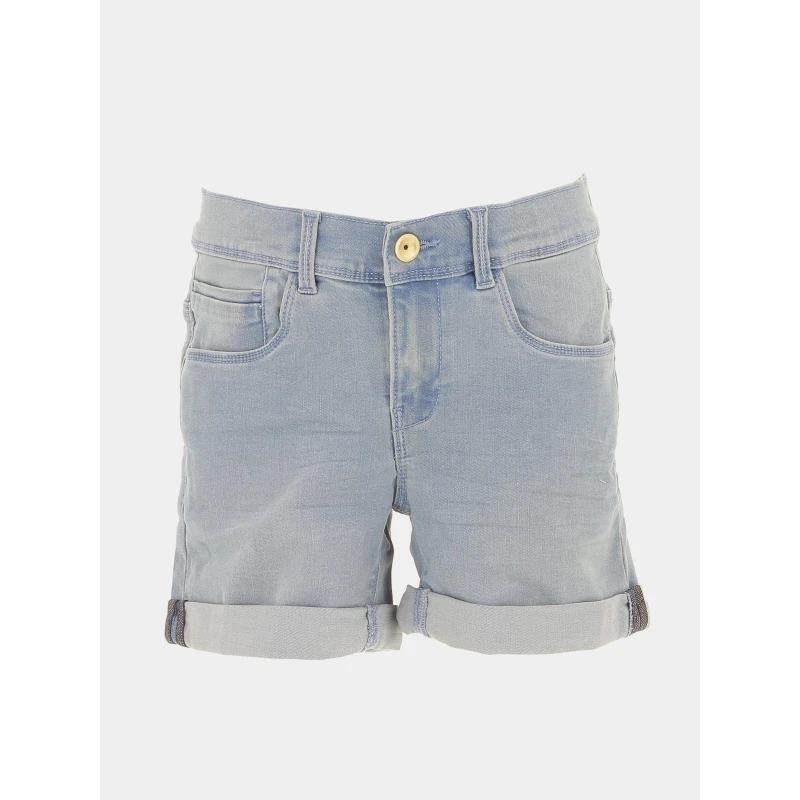 Short En Jean Slim Salli Bleu Fille - Name It 1 Short En Jean Slim Salli Bleu Fille - Name It