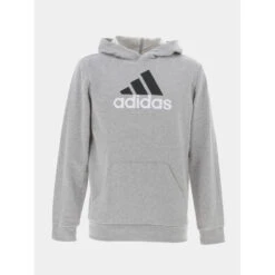 Sweat à Capuche Big Logo Gris Enfant - Adidas
