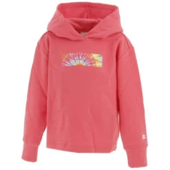 Sweat à Capuche Color Rose Fille - Champion