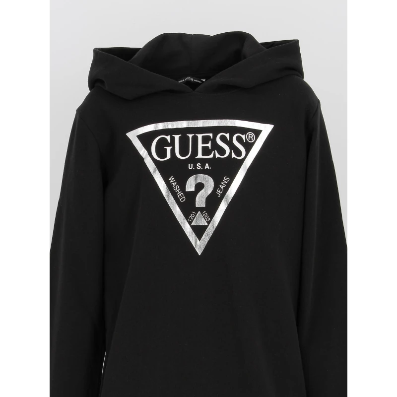 Sweat à Capuche Core Line Noir Enfant - Guess 4 Sweat à Capuche Core Line Noir Enfant - Guess – Image 4