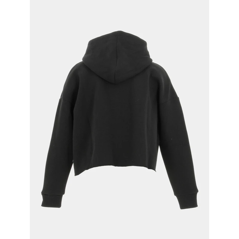Sweat à Capuche Crop Bendgi Noir Fille - Le Temps Des Cerises 2 Sweat à Capuche Crop Bendgi Noir Fille - Le Temps Des Cerises – Image 2