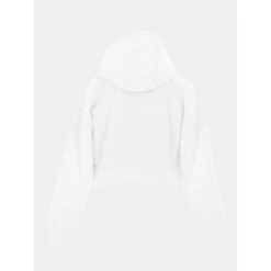 Devant -ChicFit Boutique sweat a capuche crop hillia blanc fille ellesse 1