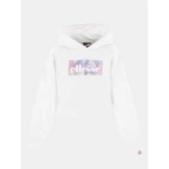 Sweat à Capuche Crop Hillia Blanc Fille - Ellesse