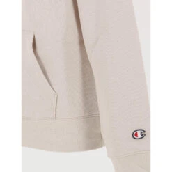 Sweat à Capuche Hooded Avec Logo Beige Enfant - Champion -ChicFit Boutique sweat a capuche hooded avec logo beige enfant champion 3