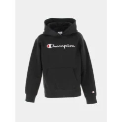 Sweat à Capuche Hooded Avec Logo Noir Enfant - Champion