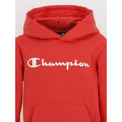 Sweat à Capuche Hooded Rouge Enfant - Champion -ChicFit Boutique sweat a capuche hooded rouge enfant champion 2