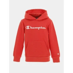 Sweat à Capuche Hooded Rouge Enfant - Champion