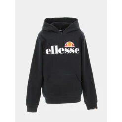 Sweat à Capuche Jero Noir Enfant - Ellesse
